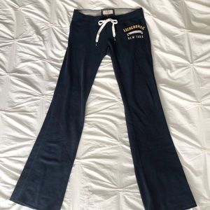 Small Abercrombie and Fitch Navy Sweatpants